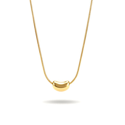 Golden Pebble Pendant