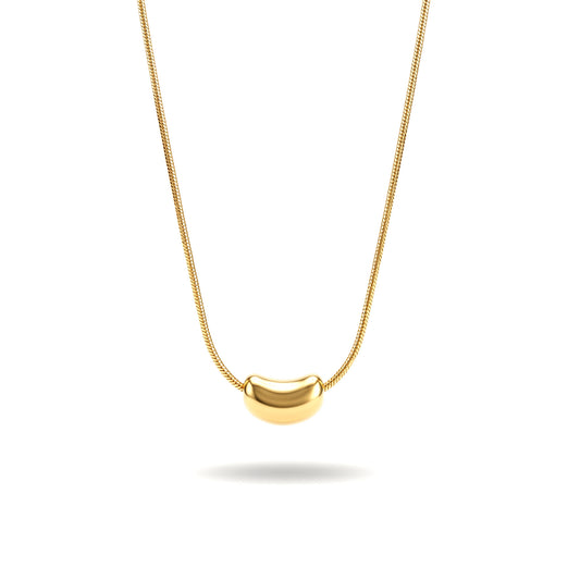 Golden Pebble Pendant