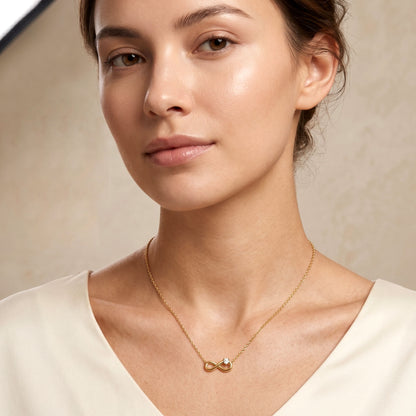 Infinity Spark Necklace