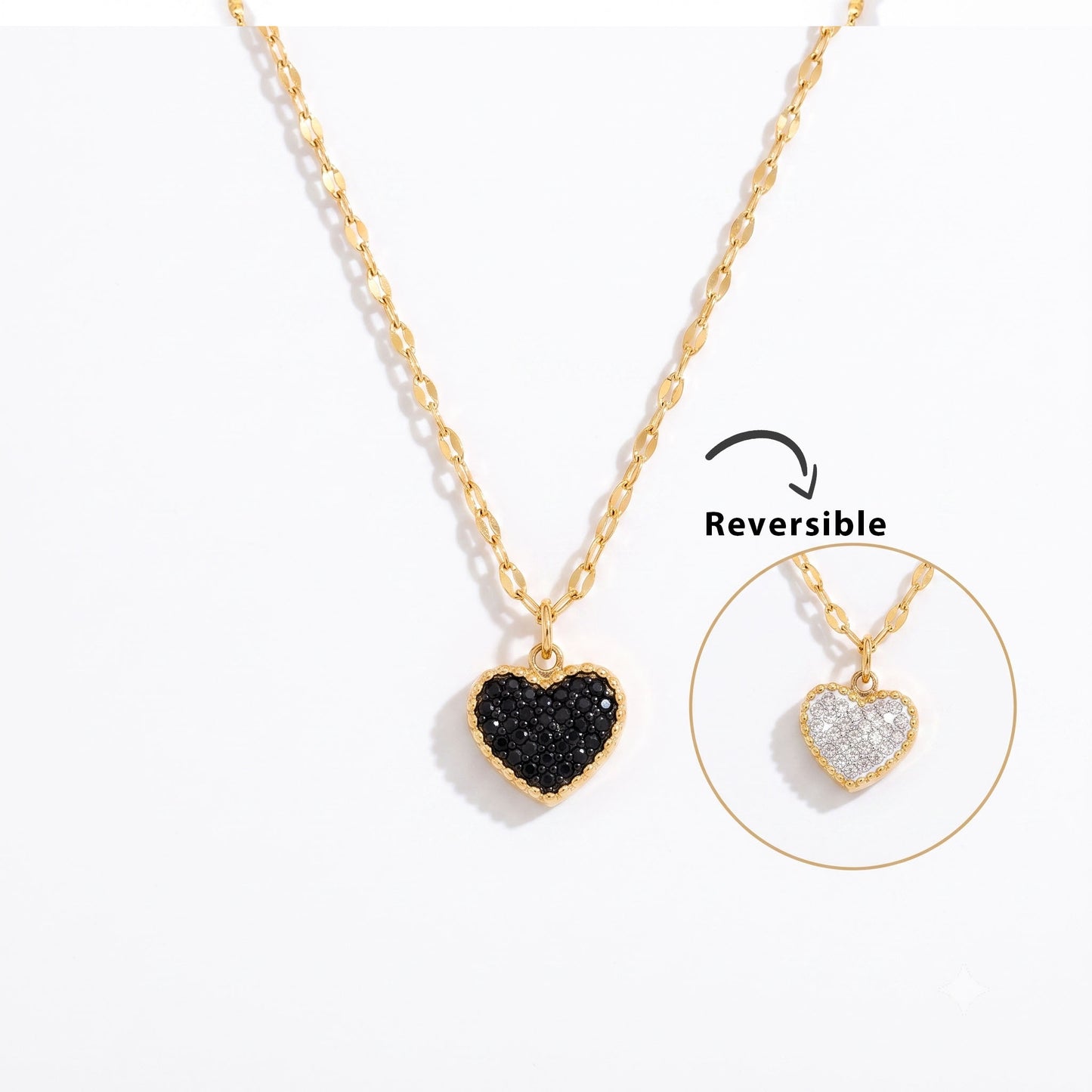 Milgrain Reversible Necklace