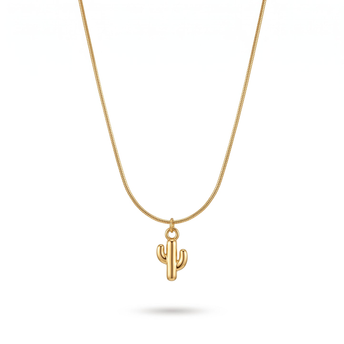 Sculpted Cactus Necklace