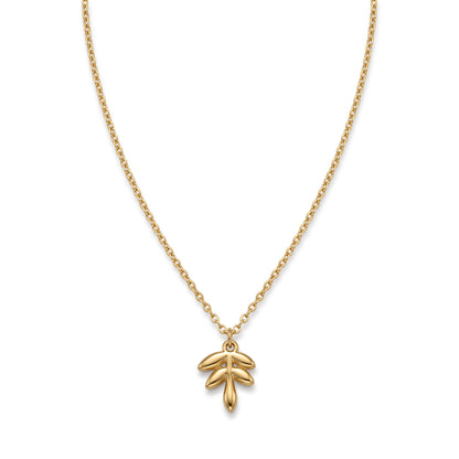 Sculpted Fern Necklace