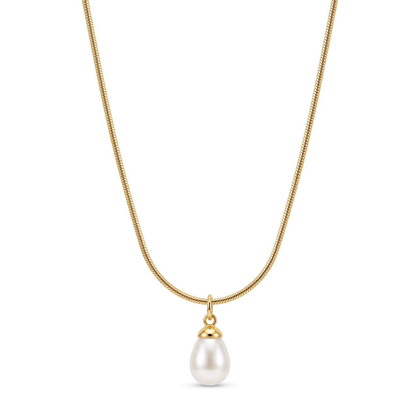 Classic Pearl Drop Necklace