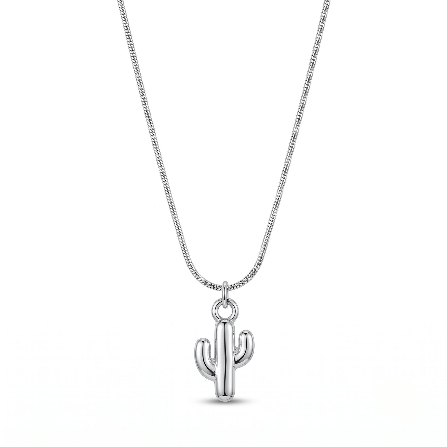 Sculpted Cactus Necklace