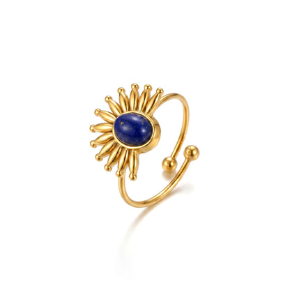 Midnight Sunburst Ring