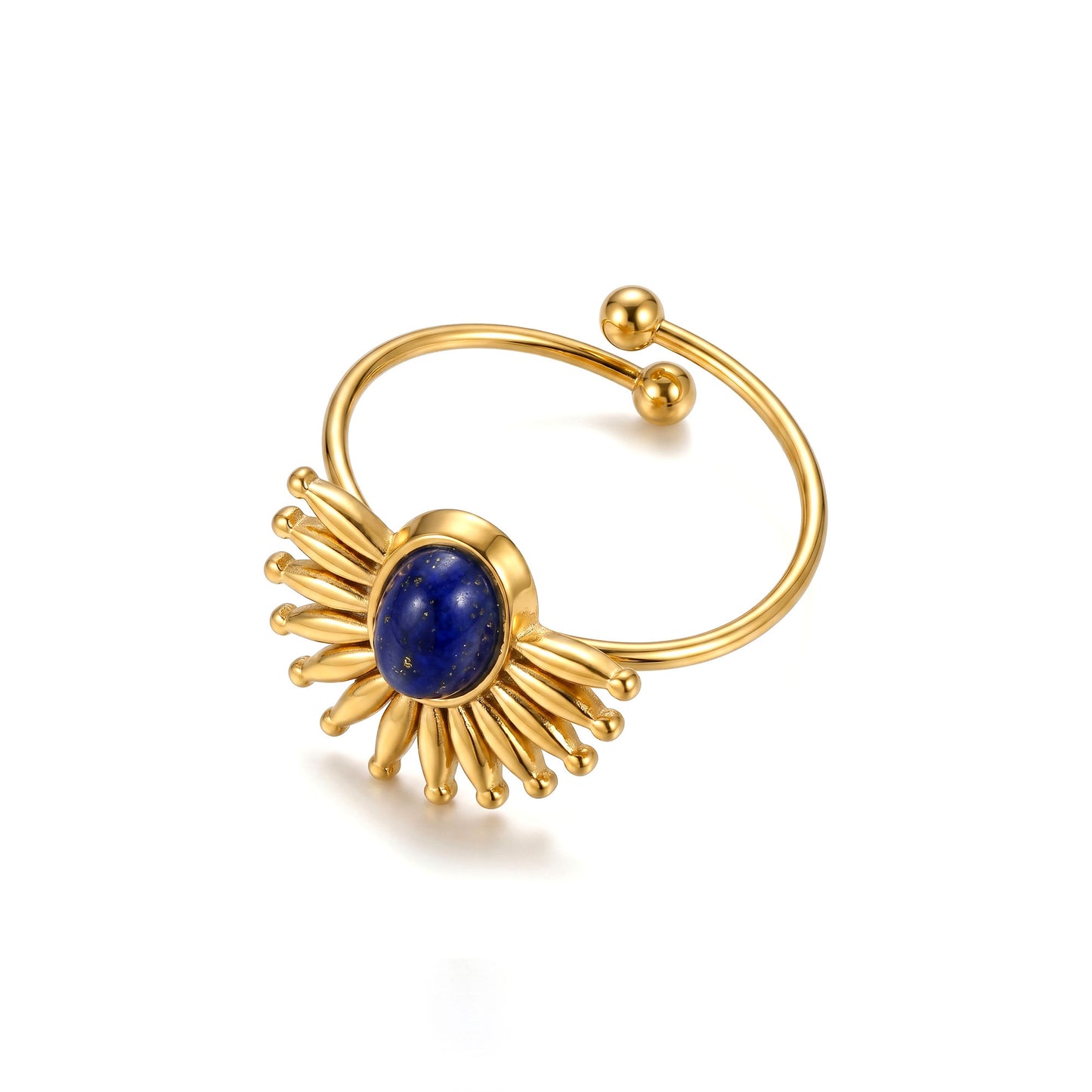 Midnight Sunburst Ring