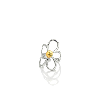 Two Tone Wildflower Ring