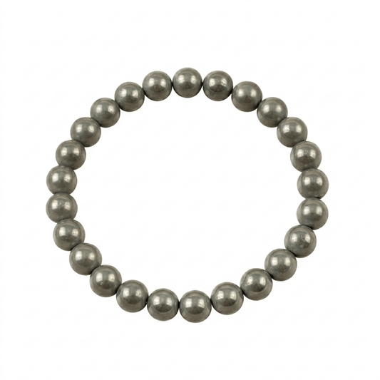 Natural Pyrite Bracelet with Lab Certificate