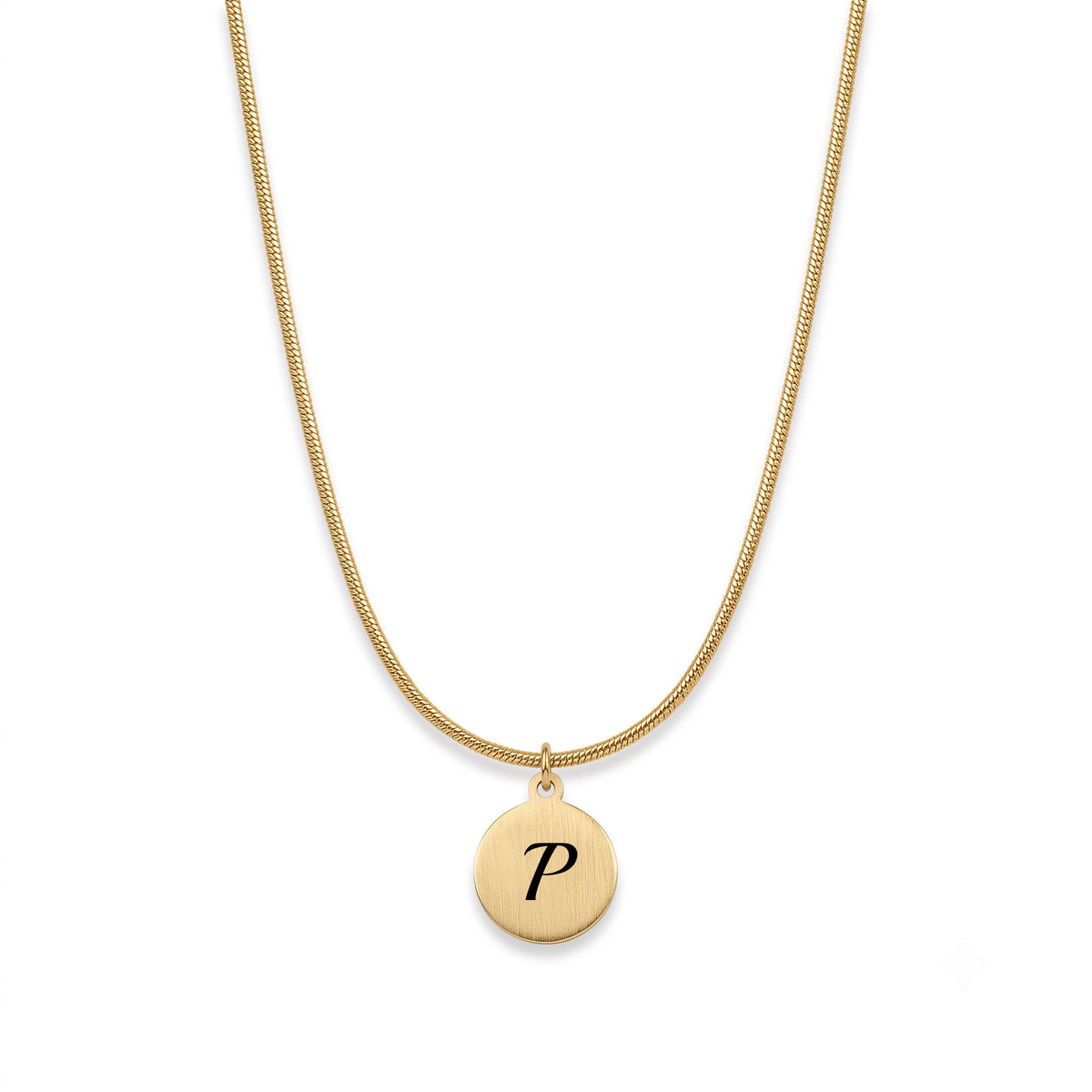 Personalised Gold Monogram Coin Pendant