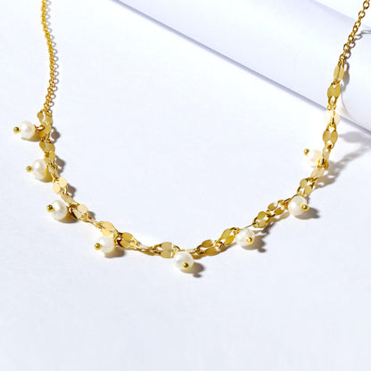 Glimmer  Pearl Necklace