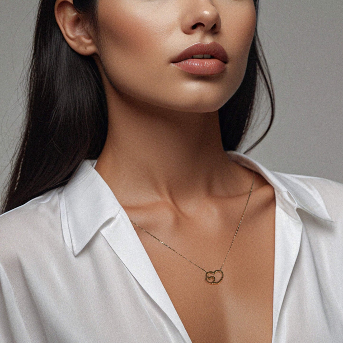 Double Heart Pendant