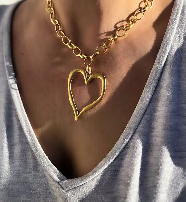 Chunky Heart Necklace