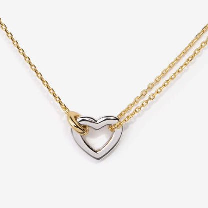 Whisper Heart Double Chain Pendant