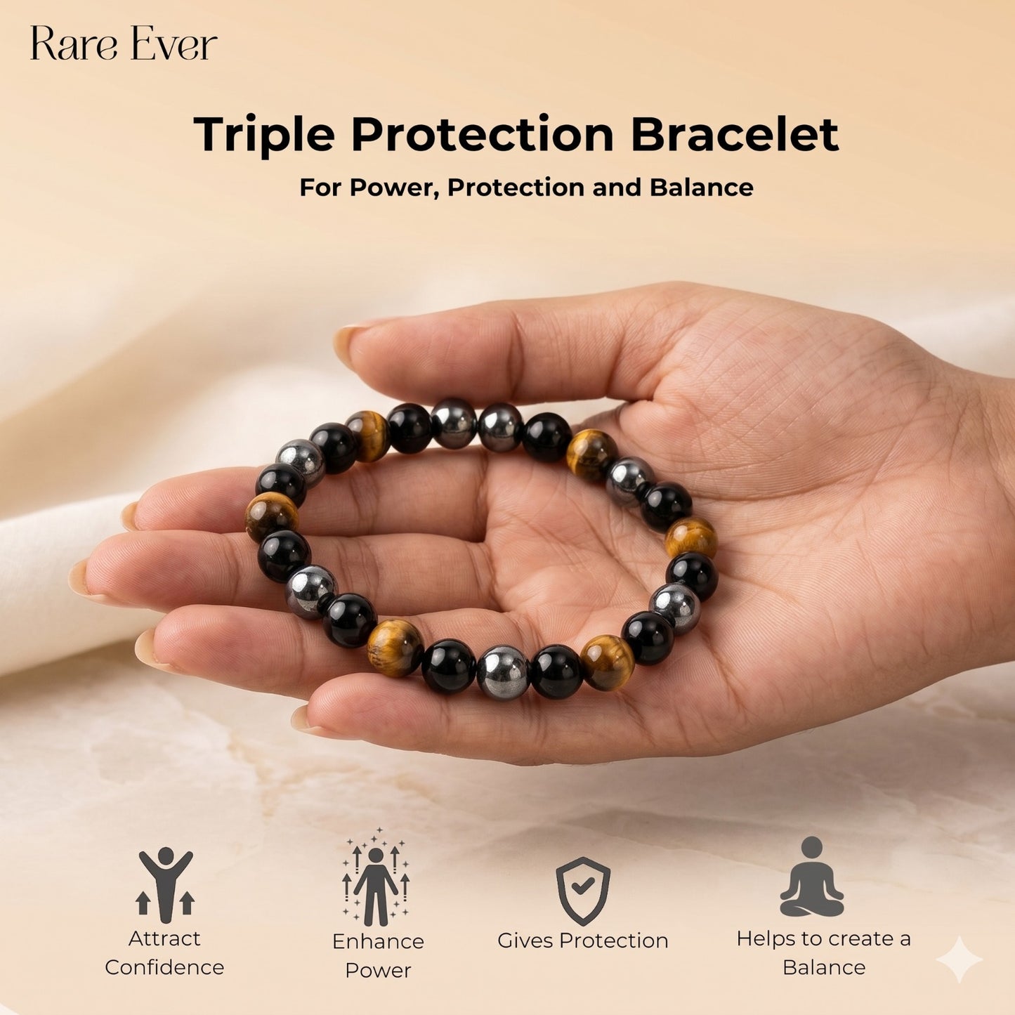 Triple Protection Bracelet with Lab Certificate