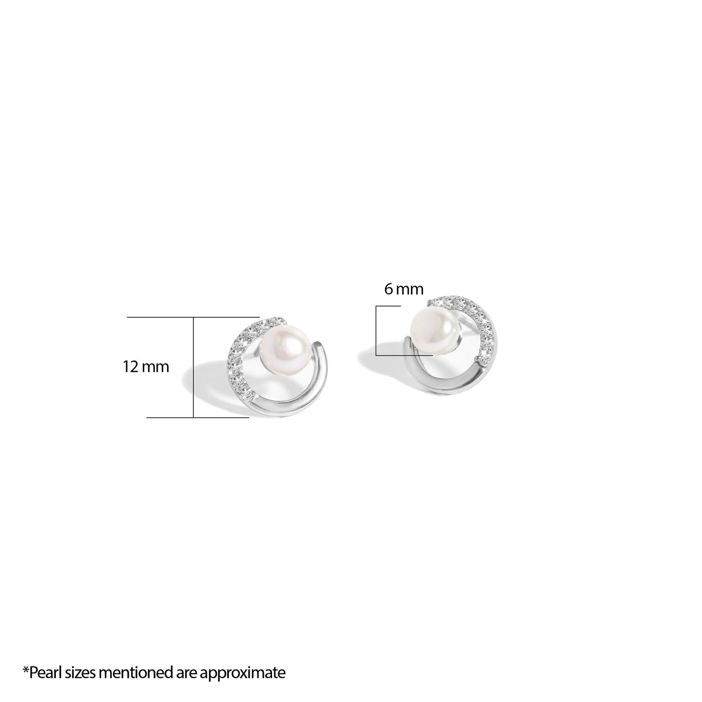 Disc Pearl Earrings