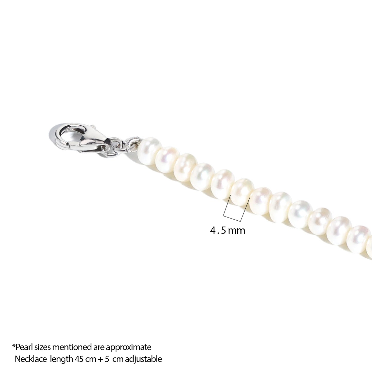 Beaded Pearl Necklace