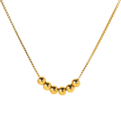 Gold Spheres Necklace