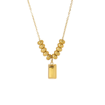 Gold Brick Pendant
