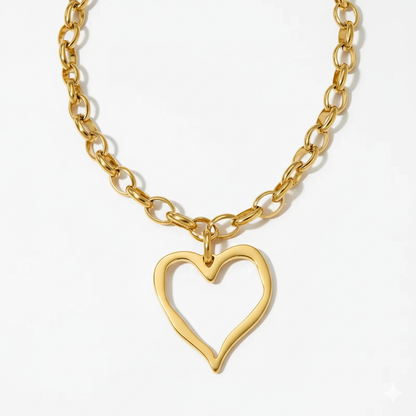 Chunky Heart Necklace