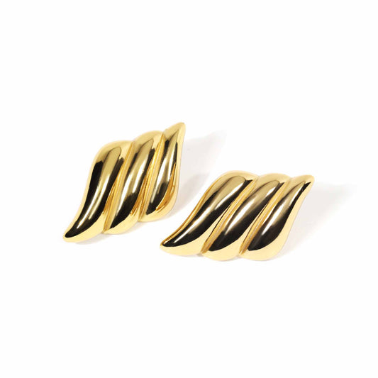 Chunky Croissant Earrings