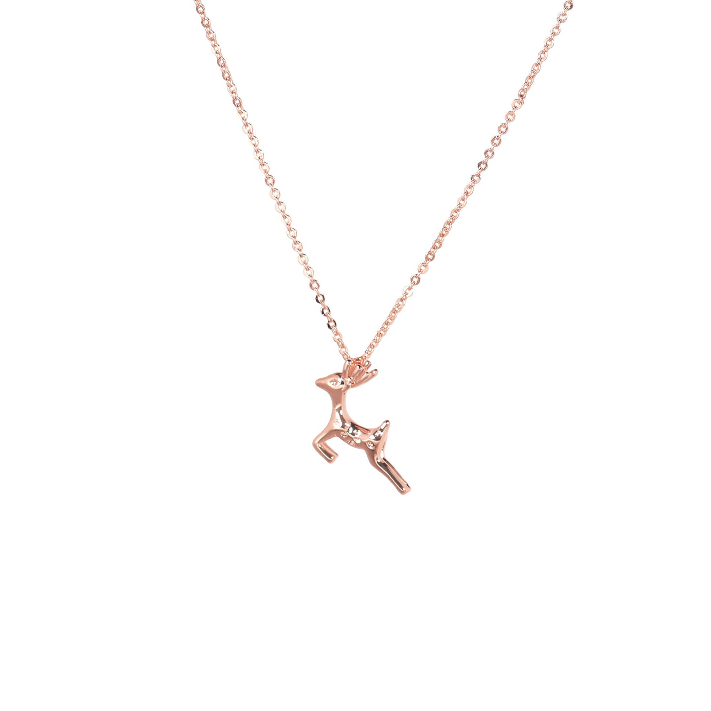 Rose Gold Deer Pendant