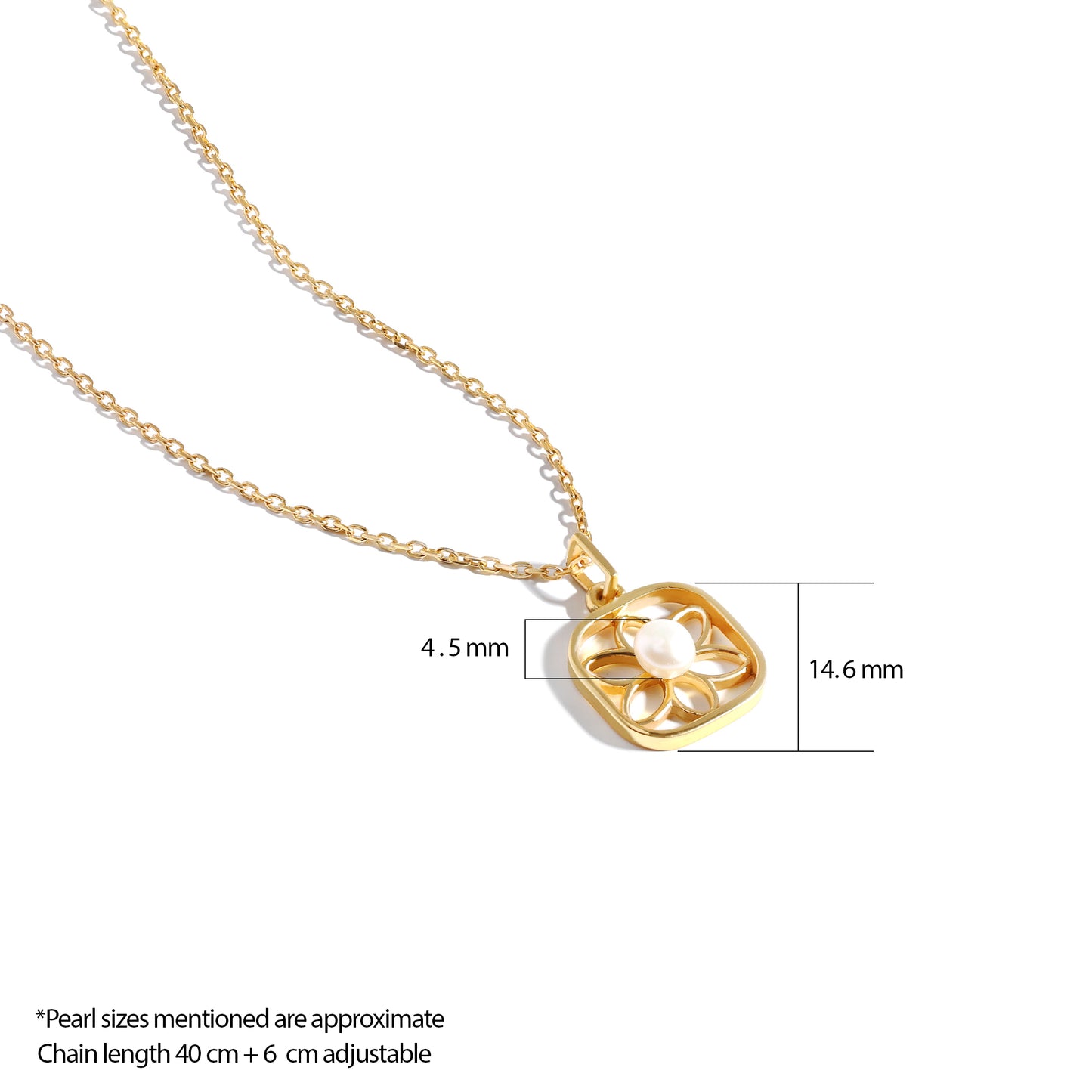 Floral Pearl Pendant