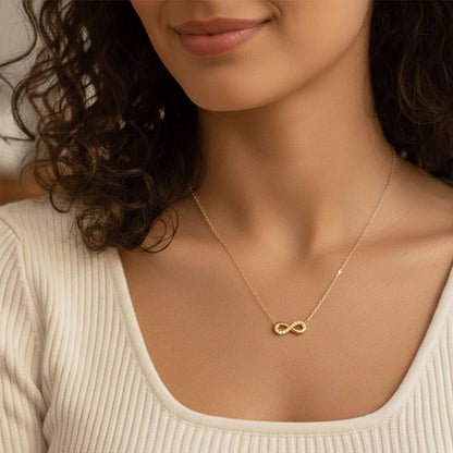 Eternal Infinity Gold Pendant