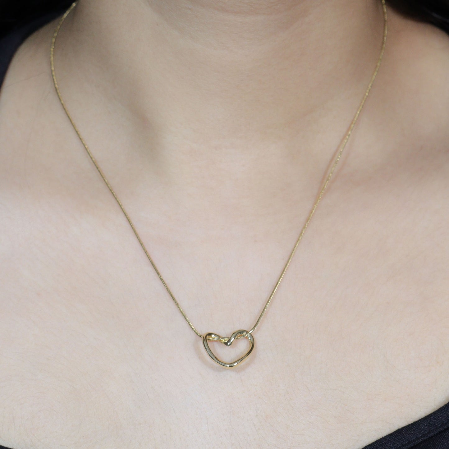Hollow Heart Pendant