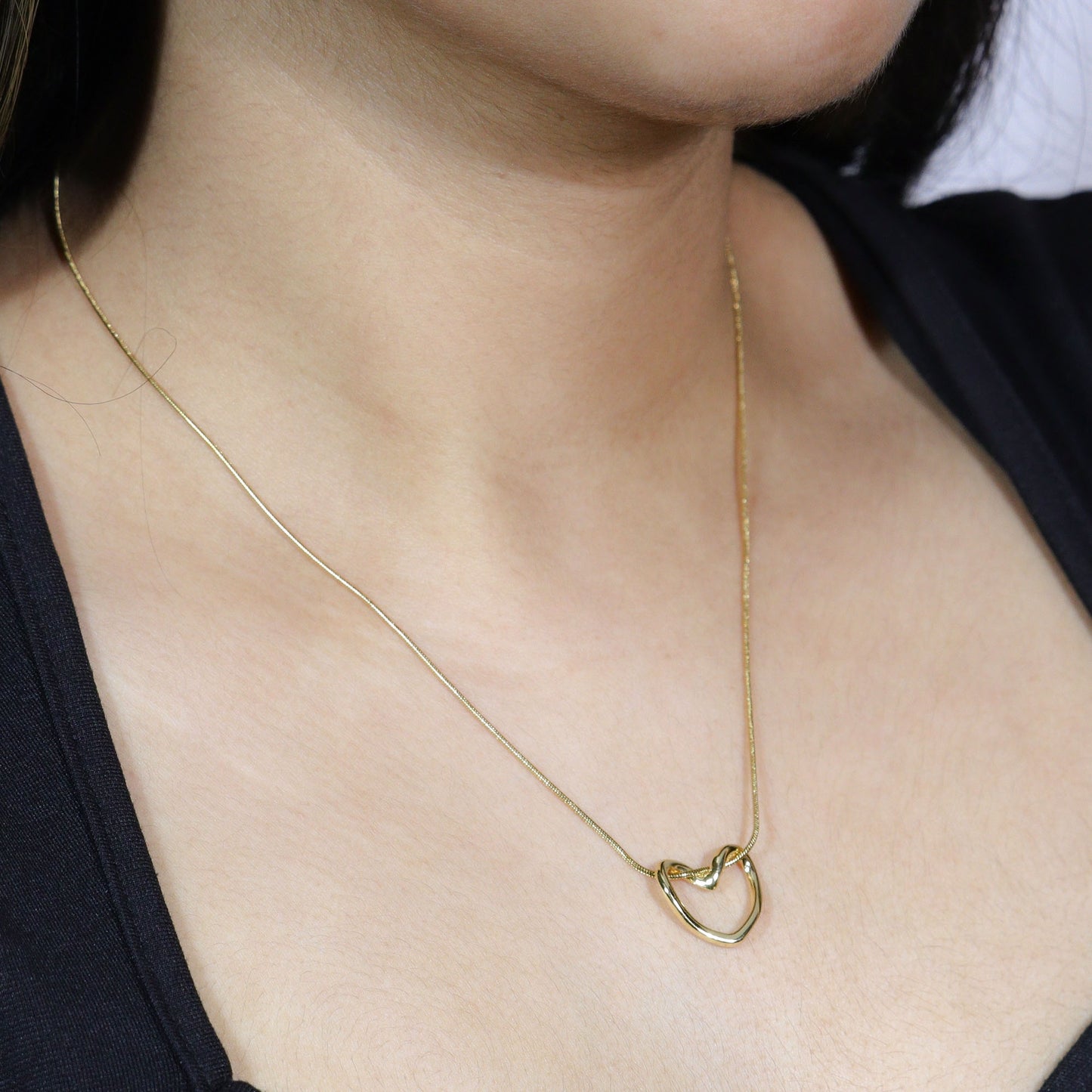 Hollow Heart Pendant
