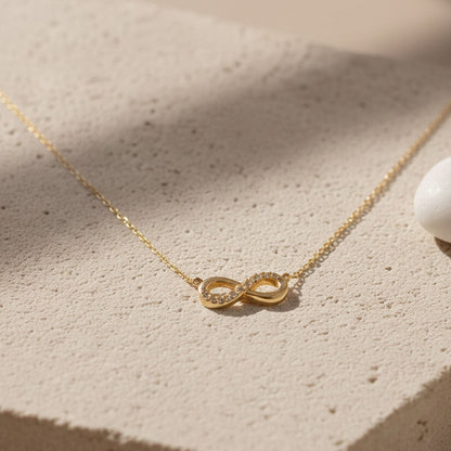 Eternal Infinity Gold Pendant