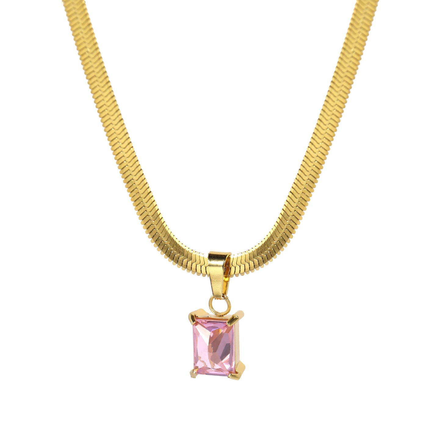 Pink Emerald Pendant