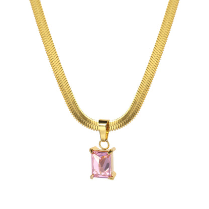 Pink Emerald Pendant
