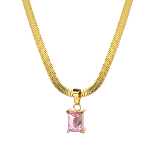 Pink Emerald Pendant