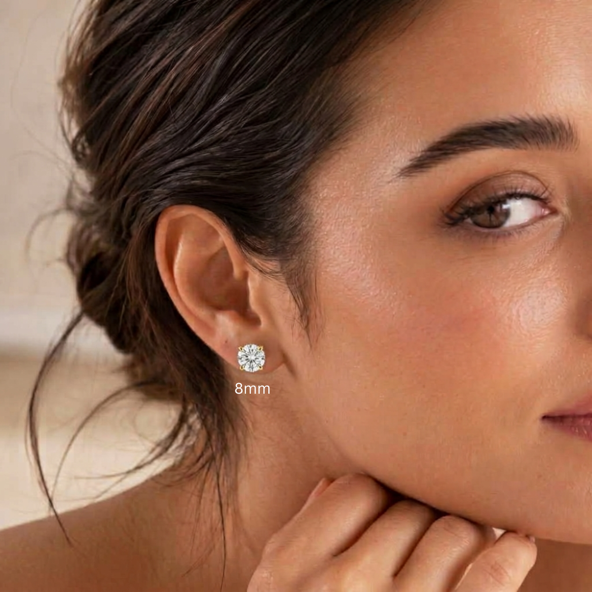 Lumi Stud Earrings- 8mm