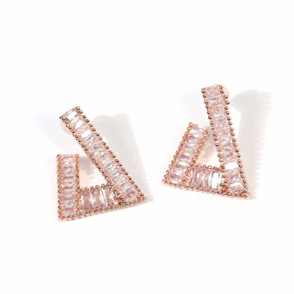 Shiny Angular Earrings