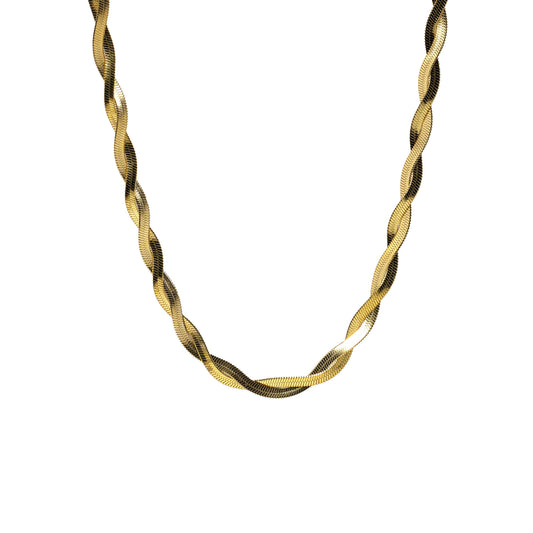 Braided Snake Chain Necklace